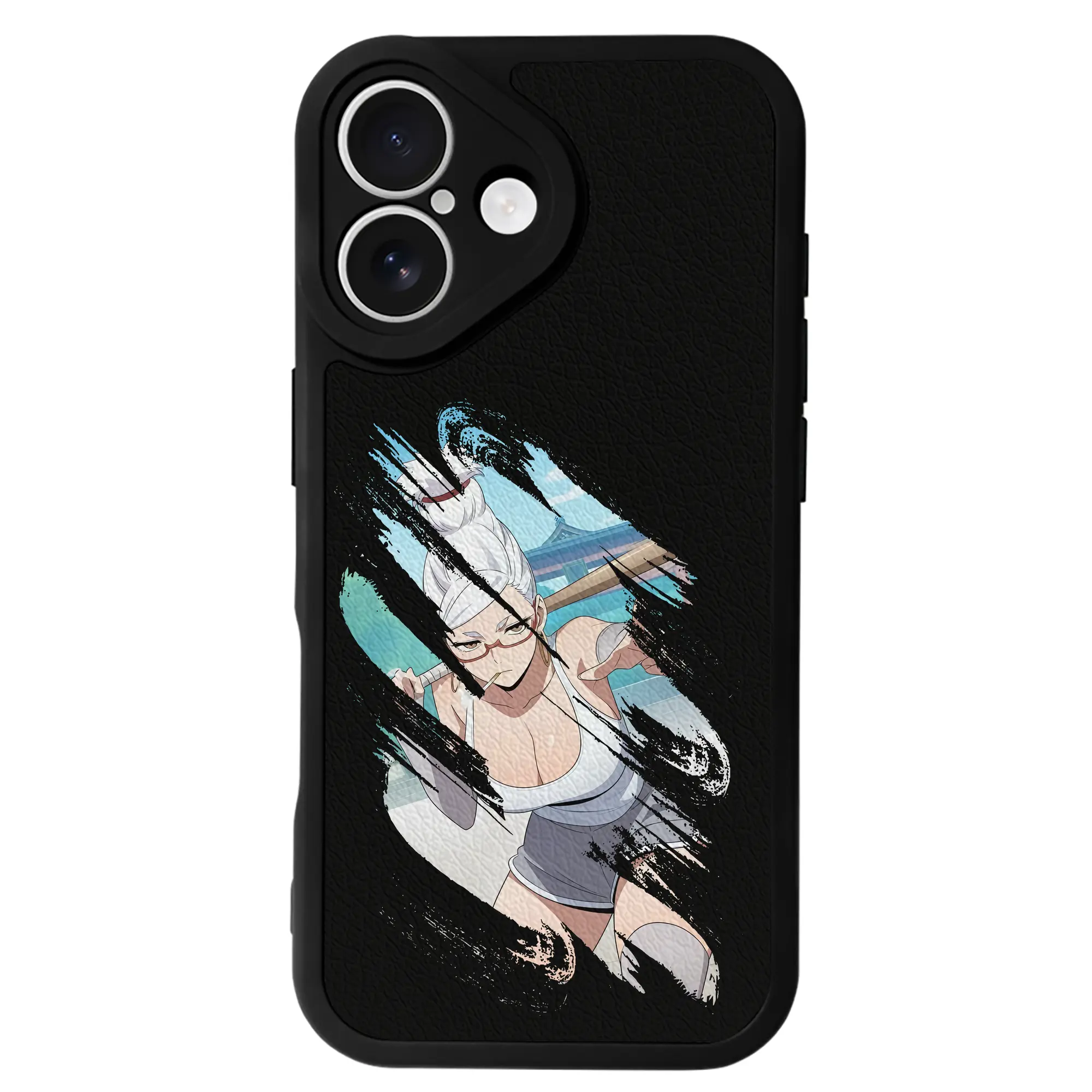 ダンダダン グッズ,綾瀬星子 - IPhone 16シリーズ対応 ・ シリコンスマホケース ・ レザー調 ・ 高精度フィット ・ 耐衝撃 ・ ワイヤレス充電対応 ・ 精密カット